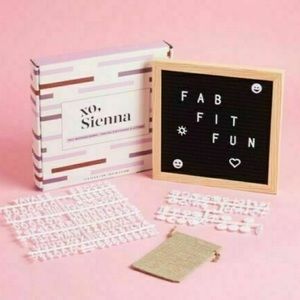 XO Sienna Felt Letter board